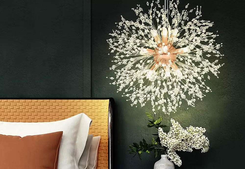 modern globe chandelier