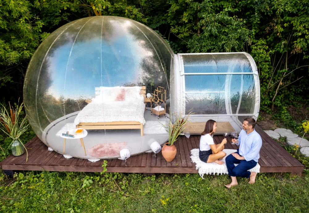 bubble tent picnic