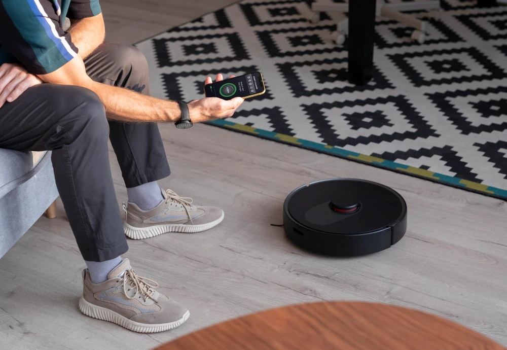 robot vacuum with cleaning station